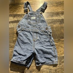 Carter’s denim dinosaur  shortalls shorts Overalls for boys 24 months